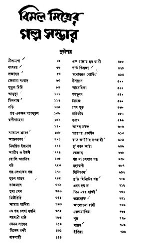 বিমল মিত্রের গল্প সম্ভার – Bimal Mitrer Galpo Sambhar bangla book Pdf